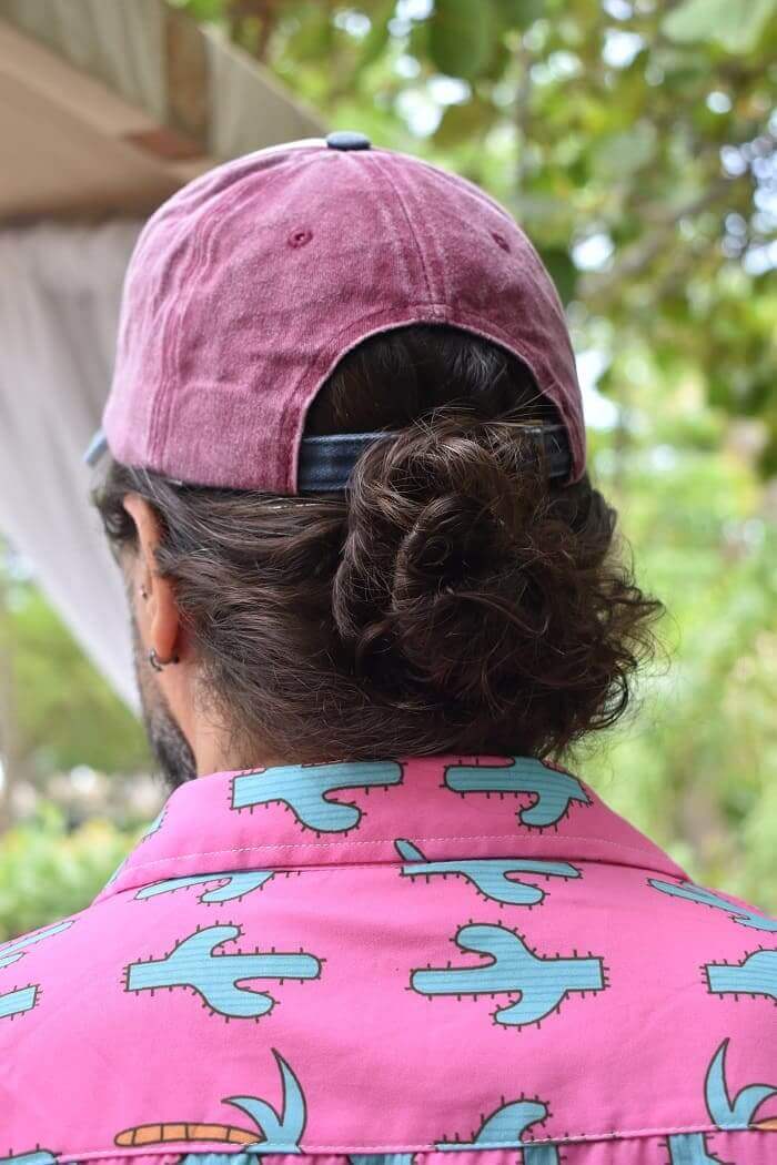 Gorras para hombre desde atrás