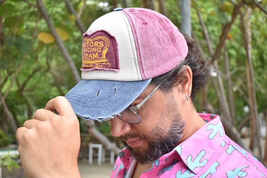 Gorras para hombre del lado izquierdo