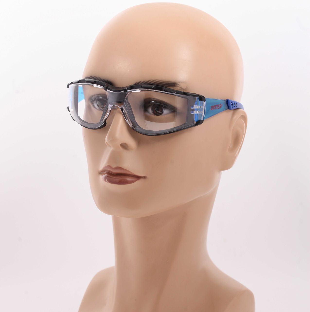 Gafas seguridad industrial ansi z87.1 antigolpes, antirayones