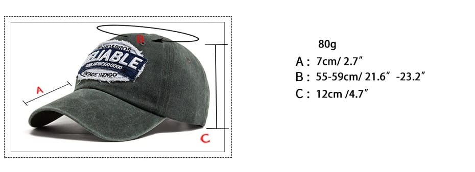 Cachucha o gorra en tela ajustable verde