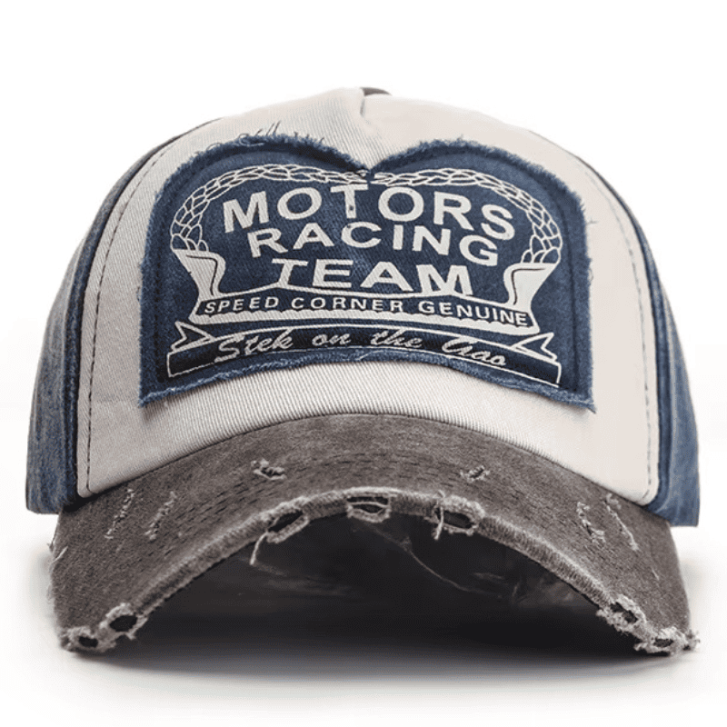 Gorra o cachucha de hombre coffee navy motors racing