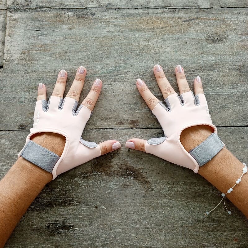 Guantes mujer gym pesas