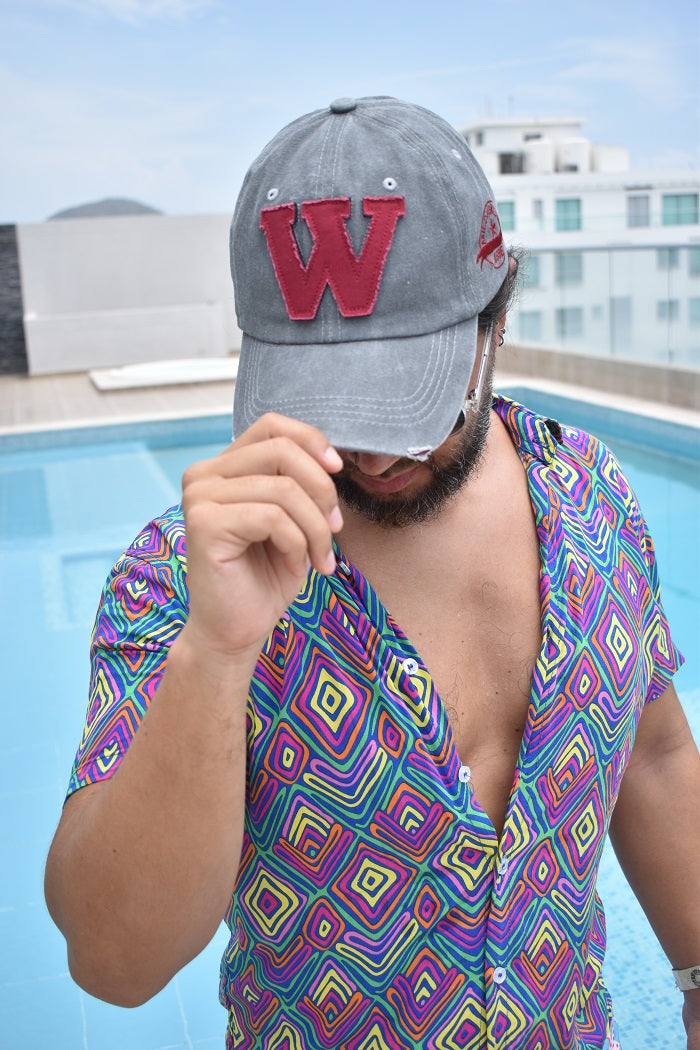 Gorra o cachucha para hombre en Colombia gris versátil