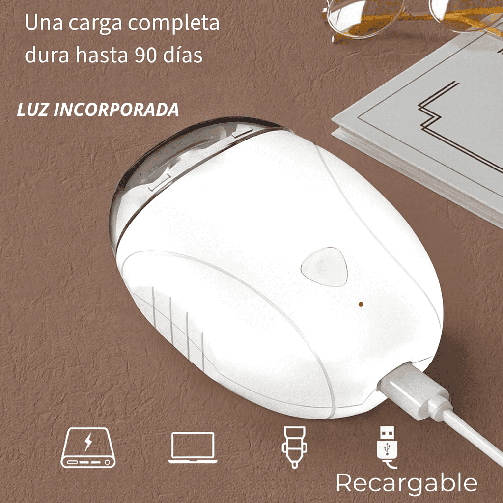Cortaúñas limador eléctrico recargable hasta 90 días