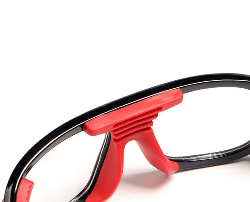 Gafas Proteccion Deportivas Para Lentes Formulados Negro Rojo