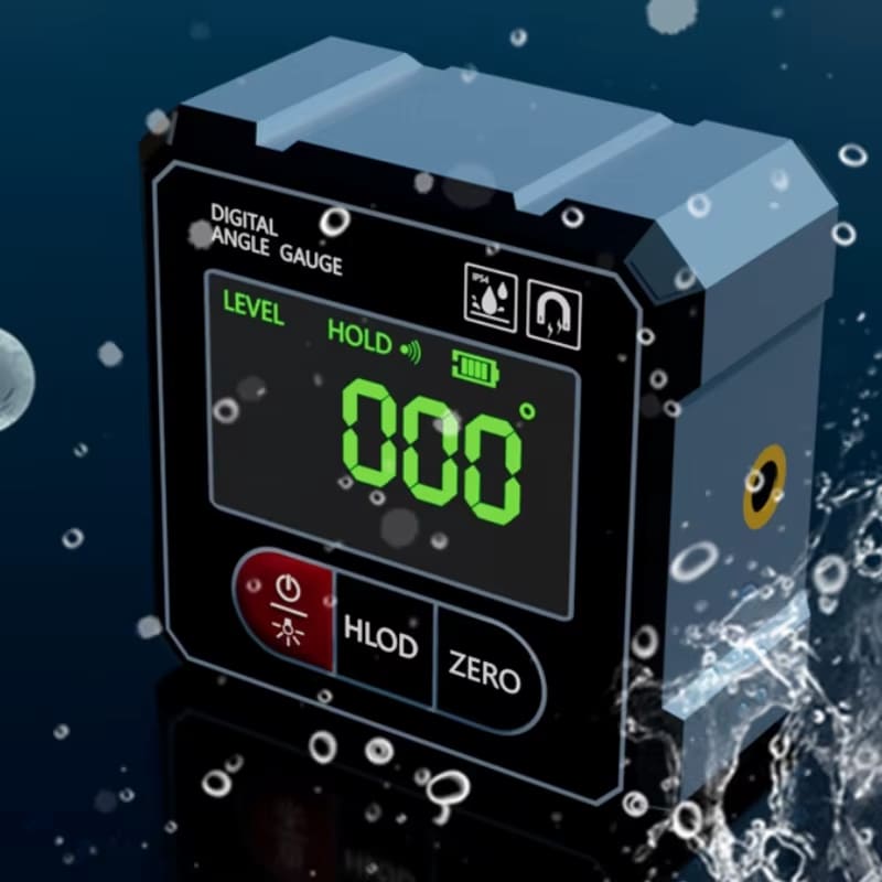 Inclinómetro Digital Recargable con Láser, Fácil de Transportar