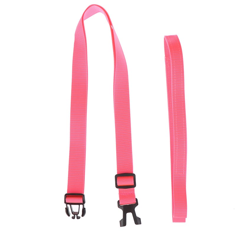 Boya de seguridad fucsia para natación en aguas abiertas ajustable