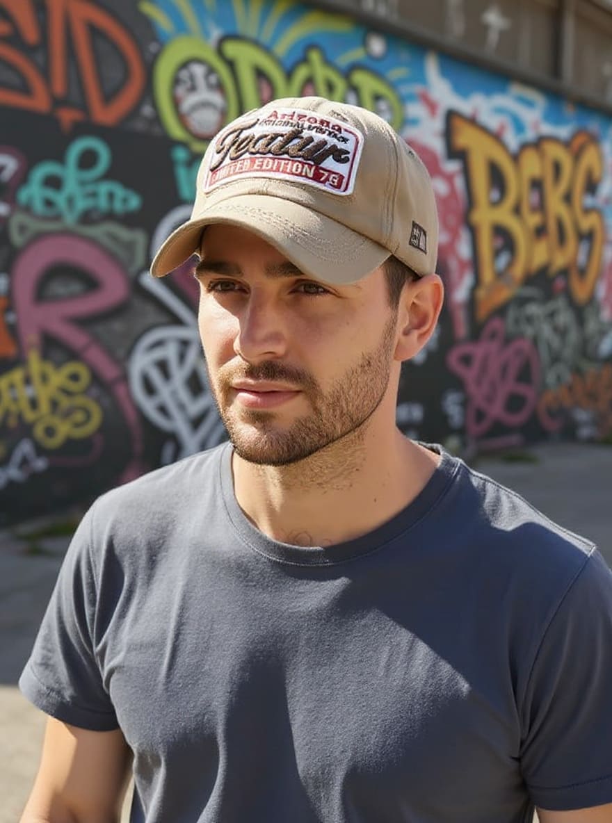 Gorra Cachucha Featur - Beige, hombre