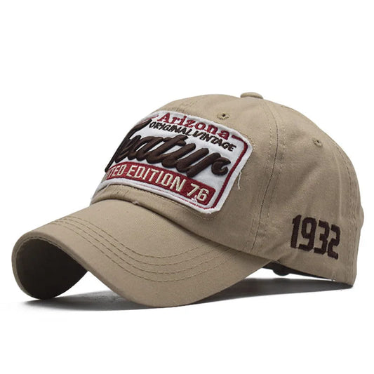 Gorra, cachucha para hombre, ajustable. Beige