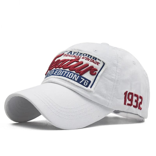 Gorra, cachucha para hombre, ajustable. Blanco