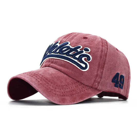 Gorra, cachucha para hombre, ajustable. Vinotinto