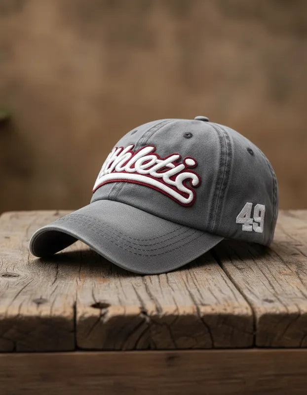 Gorra Cachucha Athletic - Gris para hombres.