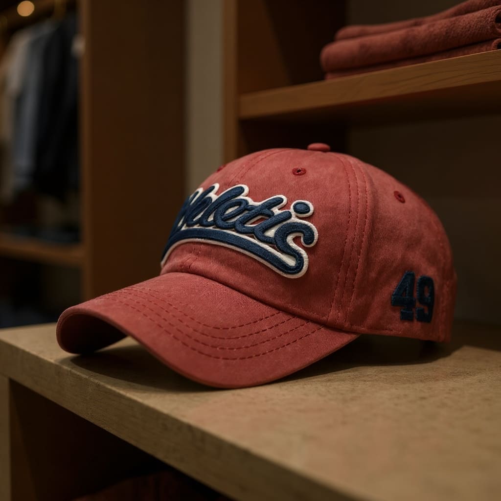 Gorra Cachucha Athletic - Vinotinto, horma perfecta