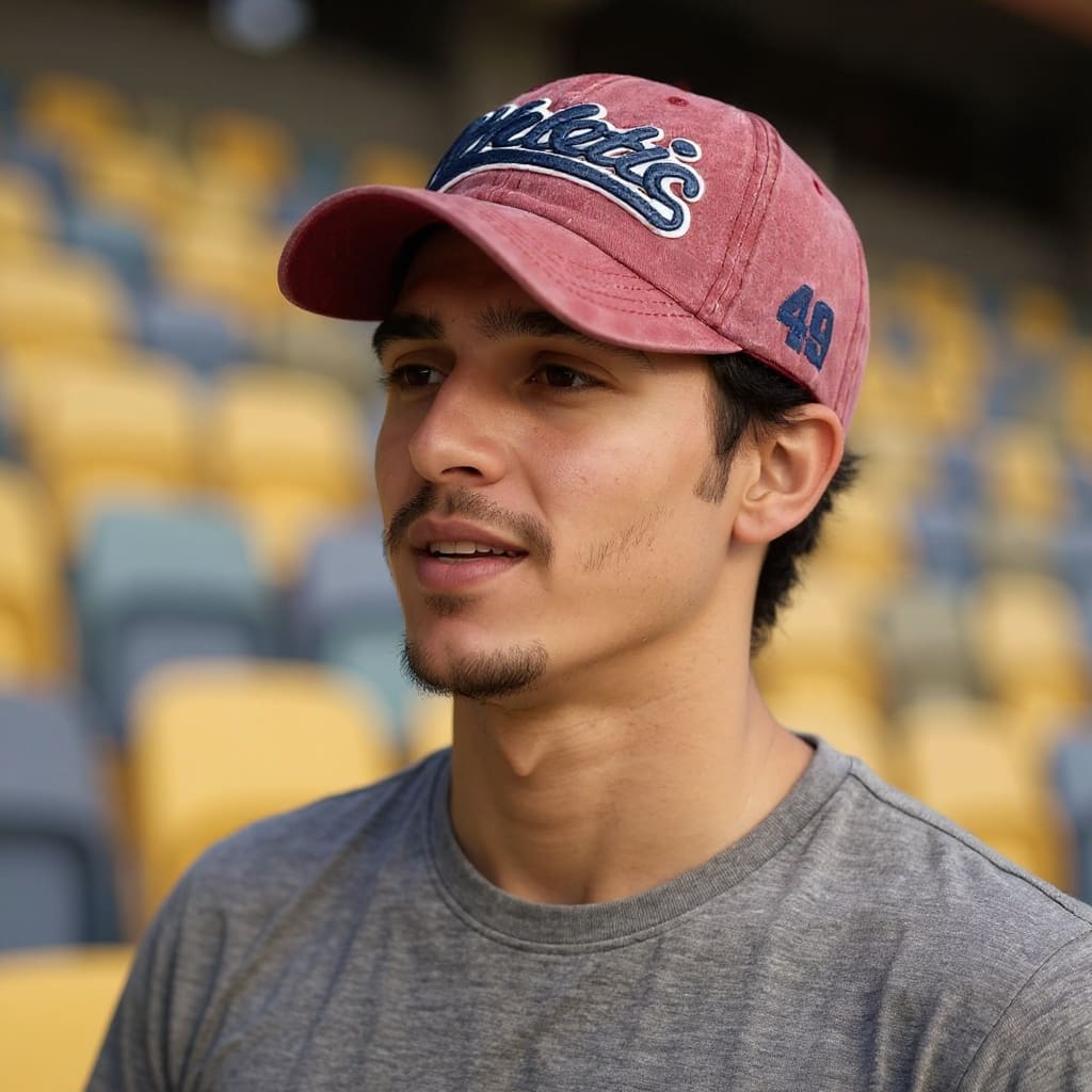 Gorra Cachucha Athletic - Vinotinto en Colombia