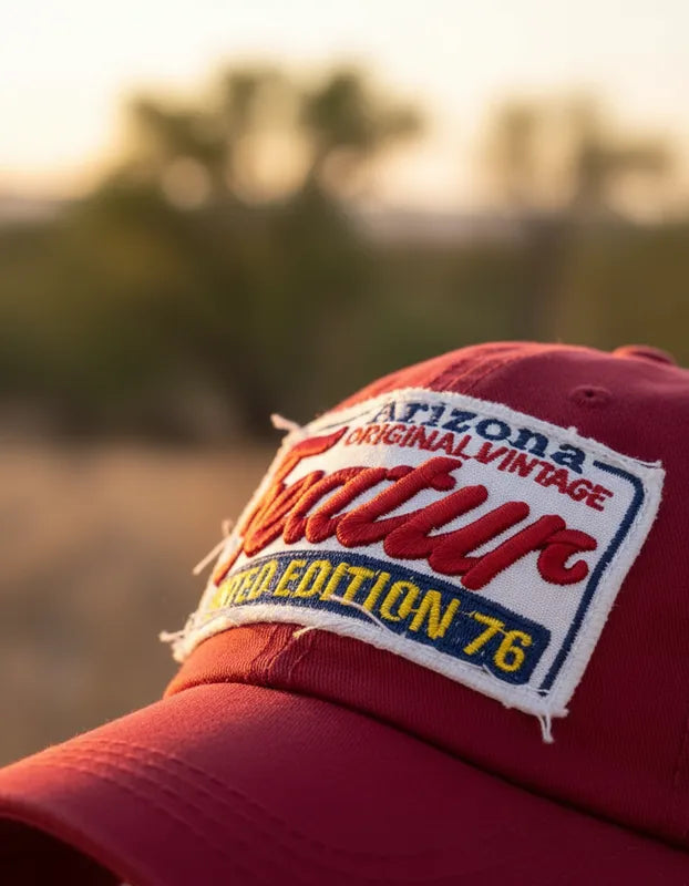 Gorra Cachucha Featur - Rojo Oscuro bonita