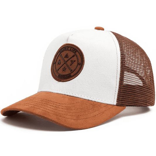 Gorra en malla blanca para hombre