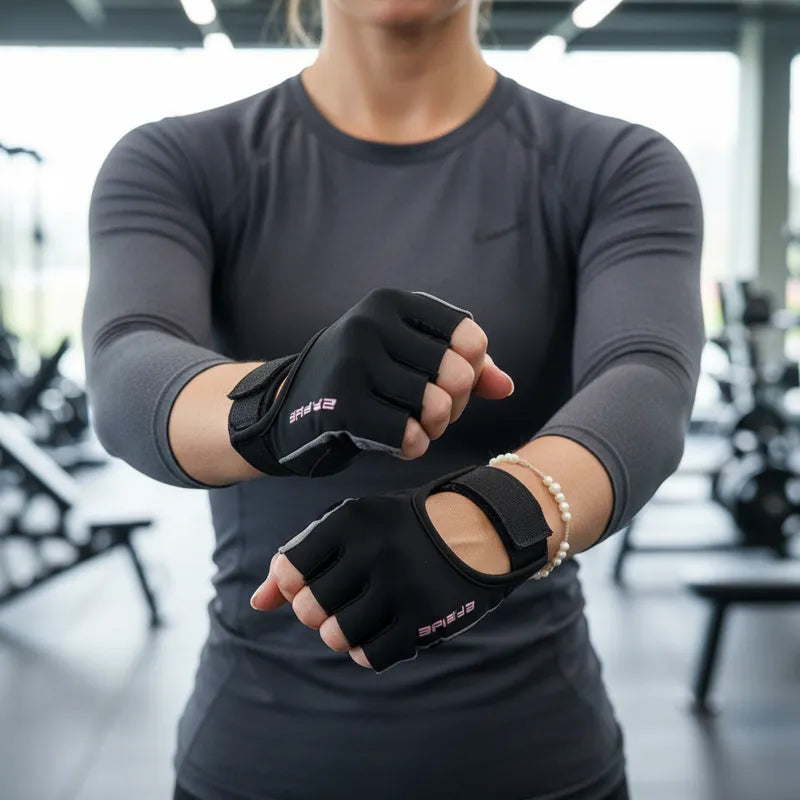 Guantes Deportivos Para Mujer - Negro para una vida fitness.
