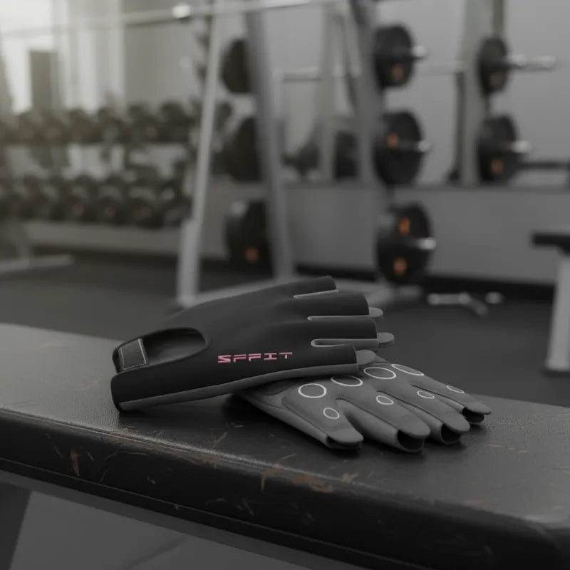 Guantes Deportivos Para Mujer - Negro que protegen tus manos.