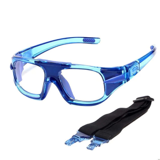 Gafas de protección deportivas para adultos en color azul